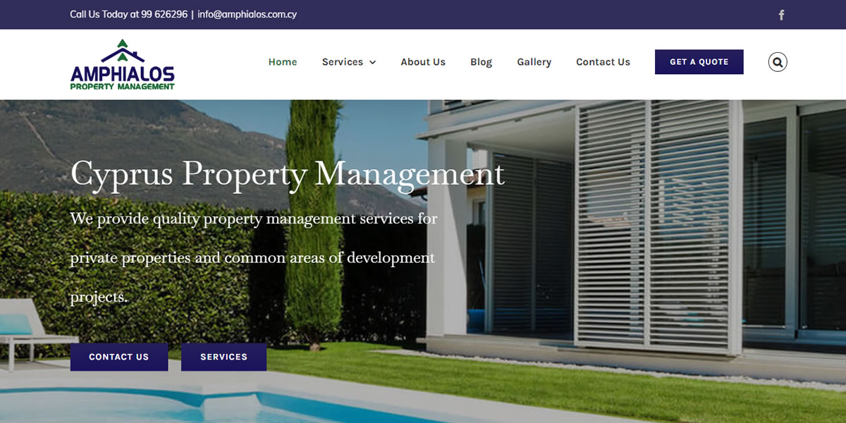 Amphialos property management website