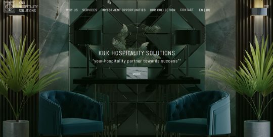 K&K Hospitality Solutions website design by Fdelity PWS