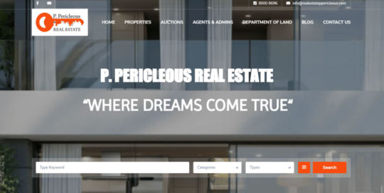 Real Estate P Pericleous Website